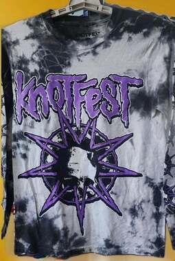 KNOTFEST ROADSHOW 2022 Men's graphic t-shirt Small New D30 Tie Dye Music Tour